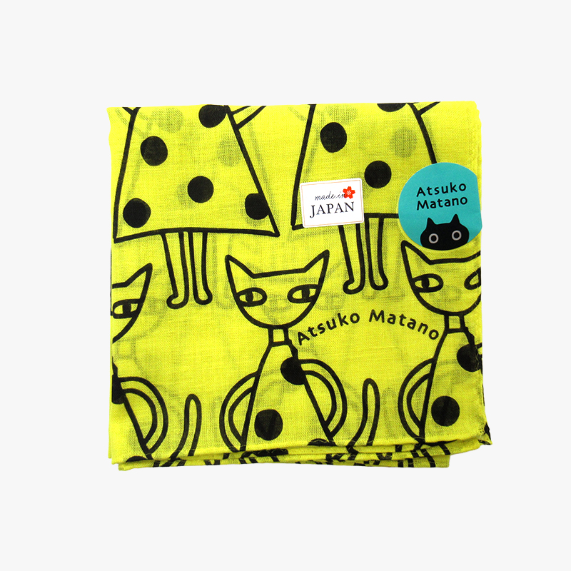 Atsuko Matano アツコ マタノ プリントハンカチ AMA51000＊YE